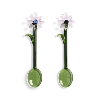 &amp;Klevering - Cuchara flora rosa juego de 2 cucharas &amp;Klevering