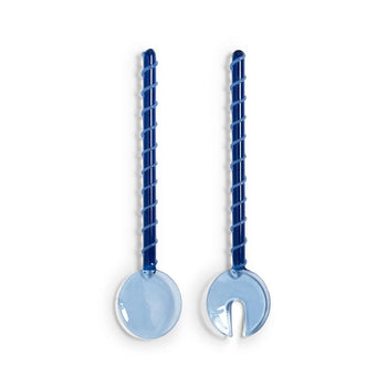 &amp;Klevering - Cubiertos para ensalada sling azul Cubiertos para ensalada &amp;Klevering