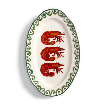 &Klevering - Sirène Serverschaal - Garnaal Serveerschaal &Klevering 