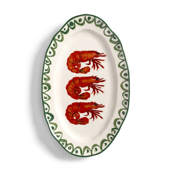 &amp;Klevering - Plato para servir Siren - Plato para servir camarones &amp;Klevering
