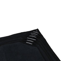 Klud - Paños de cocina de microfibra 7 piezas - Negro Klud