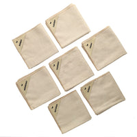 Klud - Paños de cocina de microfibra Waffle, 7 piezas, color almendra Paños de cocina Klud 