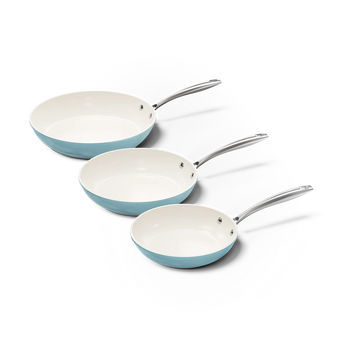 Juego de sartenes Cook & Pan - Go Blue de 3 piezas