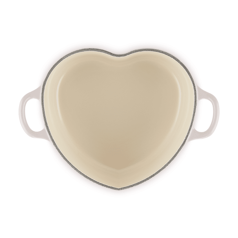 Le Creuset - Cocotte en forme de cœur - Rose coquillage - 20 cm