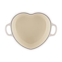 Le Creuset - Cocotte en forme de cœur - Rose coquillage - 20 cm