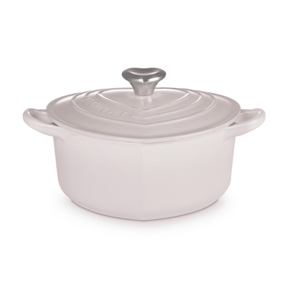 Le Creuset - Cocotte en forme de cœur - Rose coquillage - 20 cm