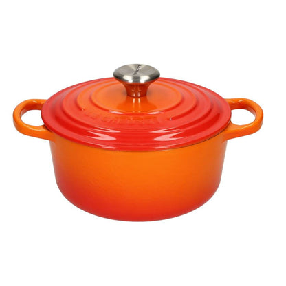 Le Creuset - Braadpan Signature rond Oranjerood 18cm 1,8l Le Creuset 