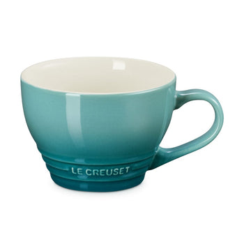 Le Creuset - Taza Grande para Capuchino Bleu Riviera 0,4l Tazas para capuchino Le Creuset 