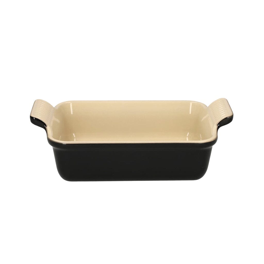 Le Creuset - Heritage Ovenschaal rechthoekig Ebbenzwart 19 x 14 cm Ovenschaal Le Creuset 