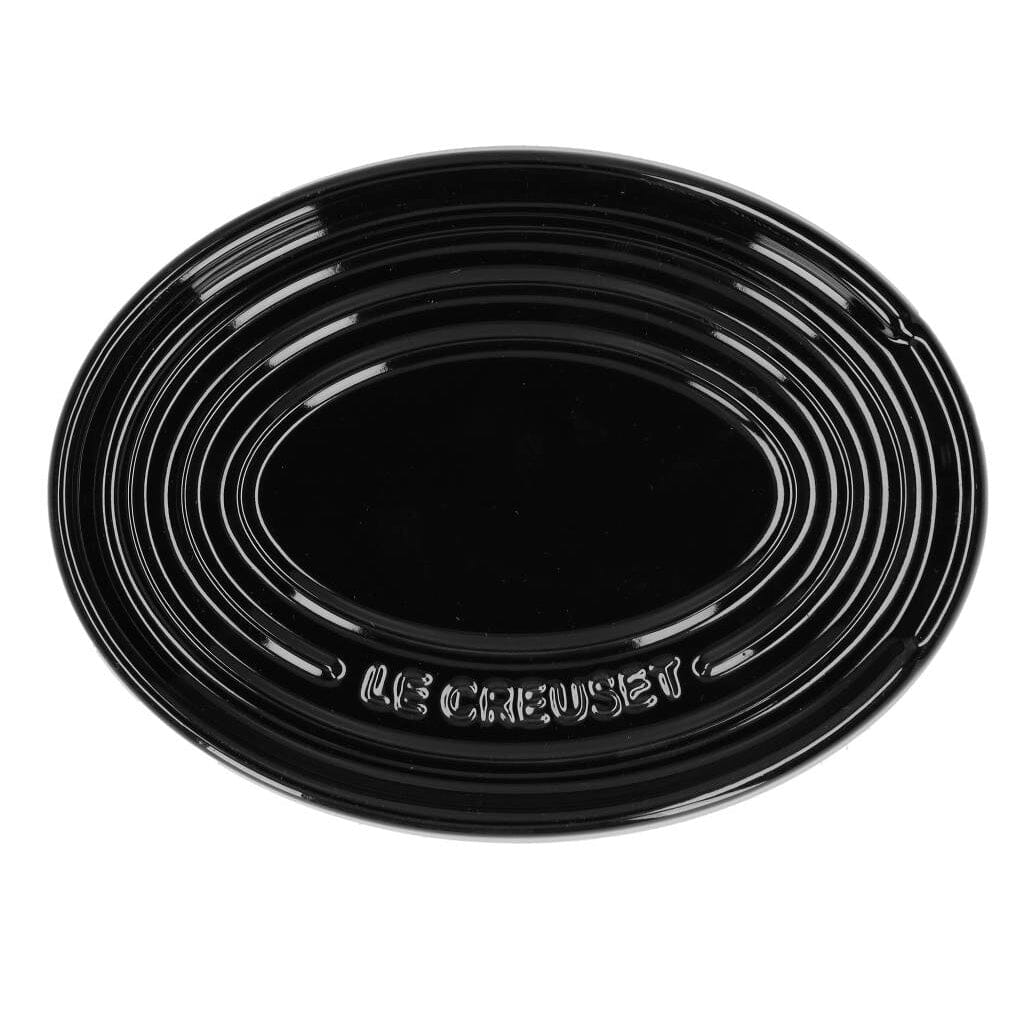 Le Creuset - Lepelhouder ovaal Ebbenzwart 15cm Lepelhouder Le Creuset 