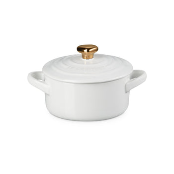 Le Creuset - Mini Cazuela - San Valentín - Blanco Le Creuset