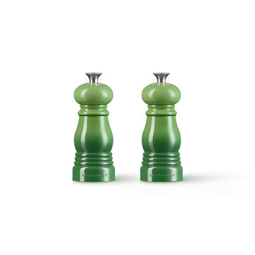 Le Creuset - Set van 2 Kleine Molens Bamboo 11cm Peper- en Zoutmolen set Le Creuset 