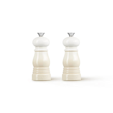 Le Creuset - Set van 2 Kleine Molens Meringue 11cm Peper- en Zoutmolen set Le Creuset 