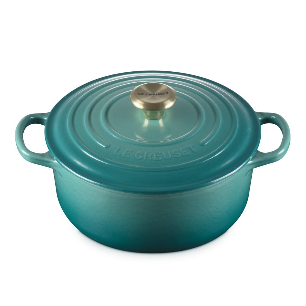 Le Creuset - Signature Braadpan - Bleu Riviera - 20 cm Le Creuset 