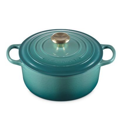 Le Creuset - Signature Braadpan - Bleu Riviera - 24 cm Le Creuset 