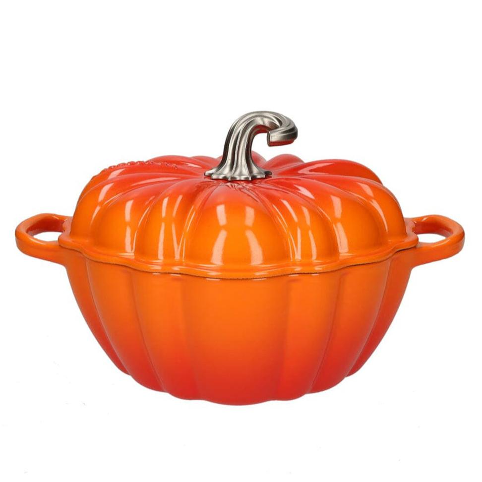 LeCreuset - Asado De Calabaza-/ Cacerola Signature Naranja Rojo 24cm 3,7l