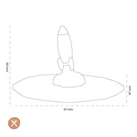 Leonardo - BAMBINI AVVENTURA Vaso para beber con tapa Lila Rocket Vasos de agua Leonardo