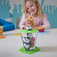 Leonardo - Gorro panda verde Bambini Vasos de agua Leonardo