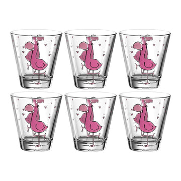 Leonardo - Drinkglas Bambini Flamingo 215ml Leonardo 