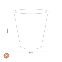 Leonardo - Juego de vasos Twist 4 piezas 215 ml Vasos de agua Leonardo