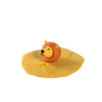 Leonardo - Mascota león amarillo Bambini Vasos de agua Leonardo