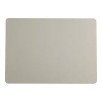 Leonardo - Mantel individual de piel 33x46cm - Gris claro Leonardo
