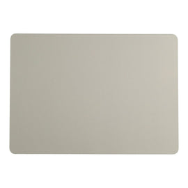 Leonardo - Placemat Leer 33x46cm - Licht Grijs Leonardo 