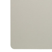 Leonardo - Mantel individual de piel 33x46cm - Gris claro Leonardo