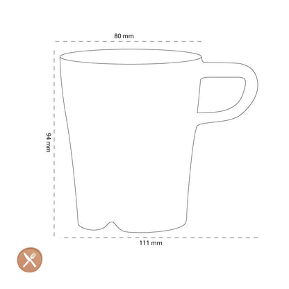 Leonardo - Vaso de café/té Senso 250ml Tazas de café Leonardo
