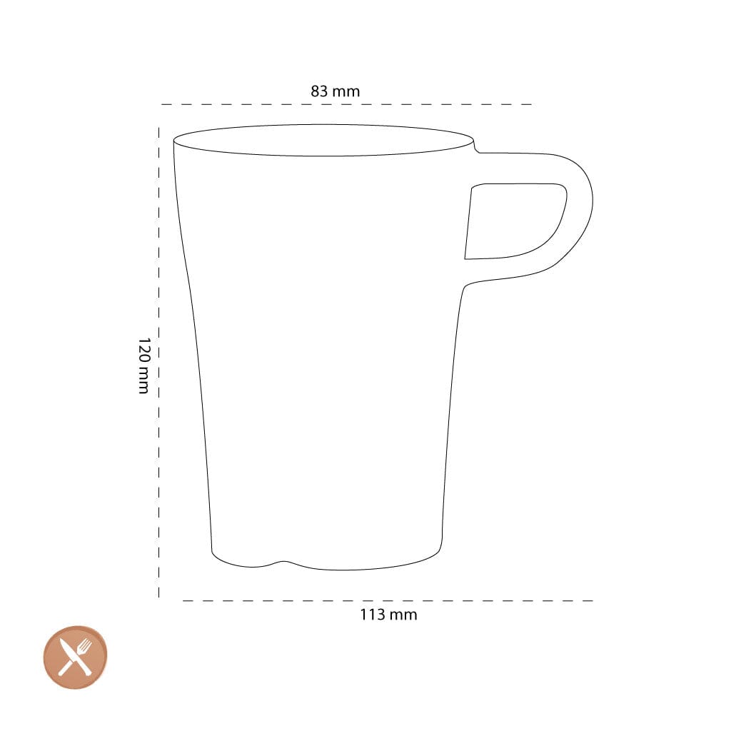 Leonardo - Tazas de Café Senso Latte Macchiato Vidrio 350ml Leonardo