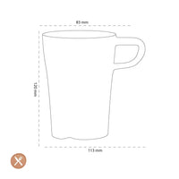 Leonardo - Tazas de Café Senso Latte Macchiato Vidrio 350ml Leonardo