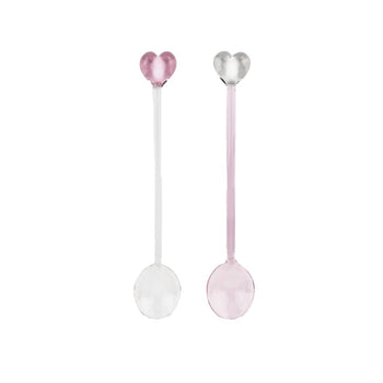 Club de las Cucharas - Cucharas de Cristal - Corazón - Club de las Cucharas Rosas