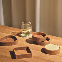 Lind DNA - Posavasos Curve S Roble Natural Posavasos Lind DNA