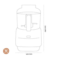 Magimix - Le Micro Chopper Rojo Chopper Magimix