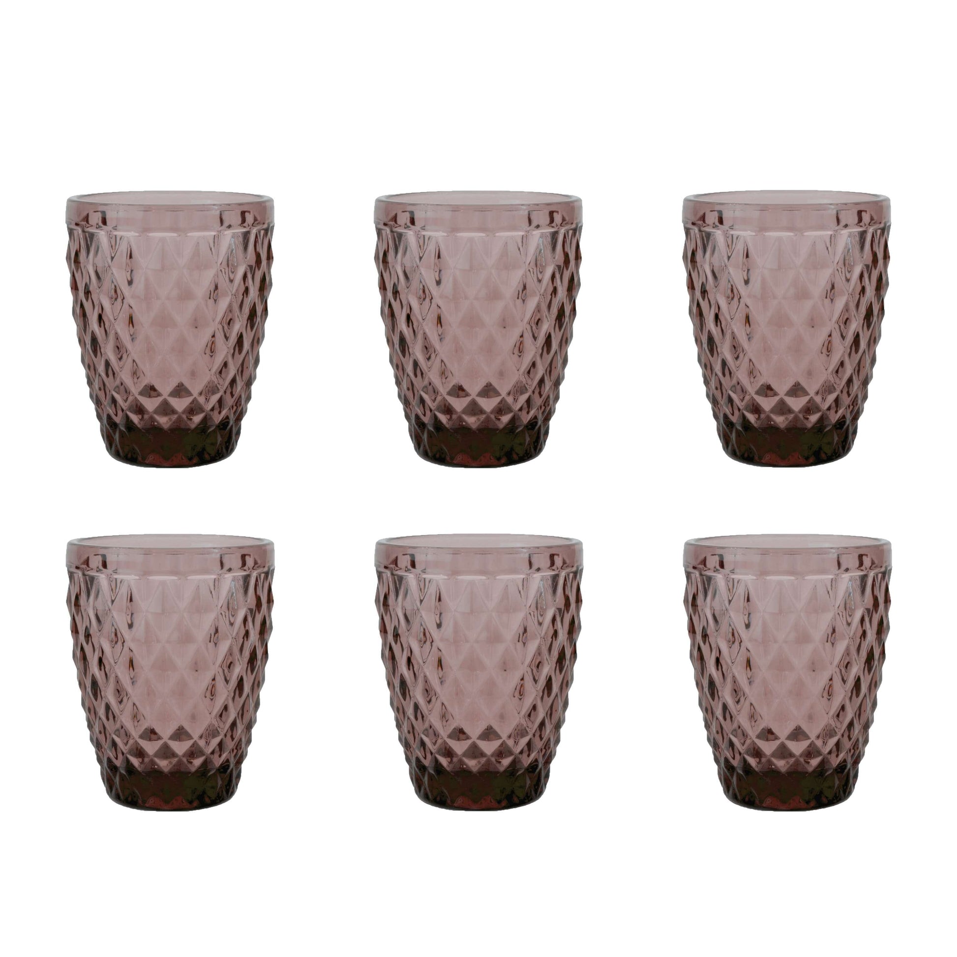 Medard de Noblat - Diamond - Glass 22cl - Purple (set of 6) Medard de Noblat 