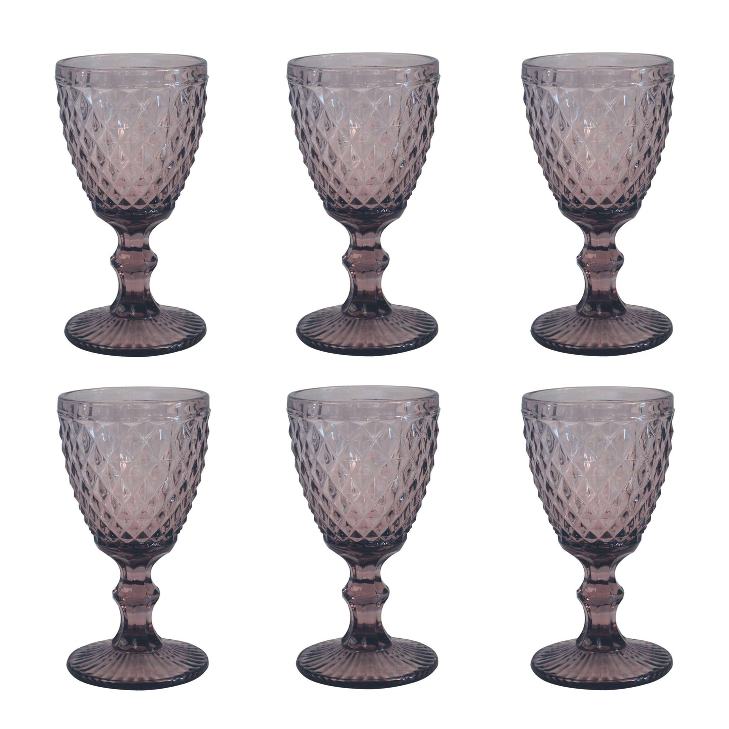 Medard de Noblat - Diamond - Wine Glass 20cl - Purple (set of 6) Medard de Noblat 