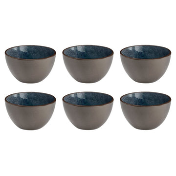 Medard de Noblat - Feeling Indigo Ontbijtkom 13 cm (set van 6) Kommen Medard de Noblat 