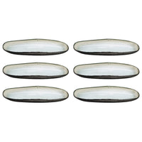 Medard de Noblat - Plato pequeño para servir de nácar Shadow 23 x 11 cm (juego de 6) Plato para servir Medard de Noblat