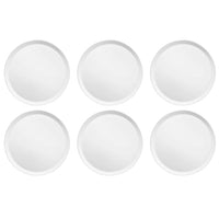 Medard de Noblat - Plato llano Yaka blanco 27 cm (juego de 6) Platos llanos Medard de Noblat