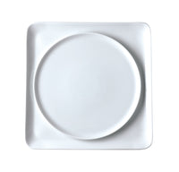 Medard de Noblat - Plato de ensalada Yaka Blanco 20 cm (juego de 6) Platos de pasta Medard de Noblat