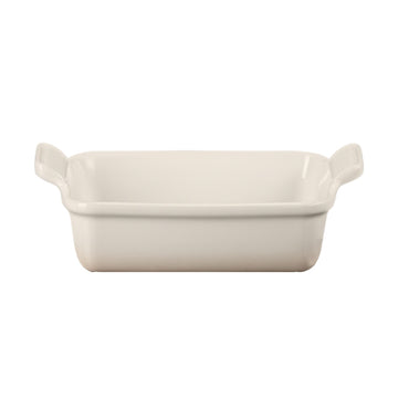 LeCreuset - Fuente de horno rectangular Merengue 19x14cm 1,1l