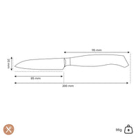 Messermeister - cuchillo pelador recto oliva luxury de 9 cm Cuchillo pelador Messermeister