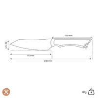 Cuchillo de cocina para exteriores Messermeister - Overland 11,5 cm Cuchillo de cocina para exteriores Messermeister 