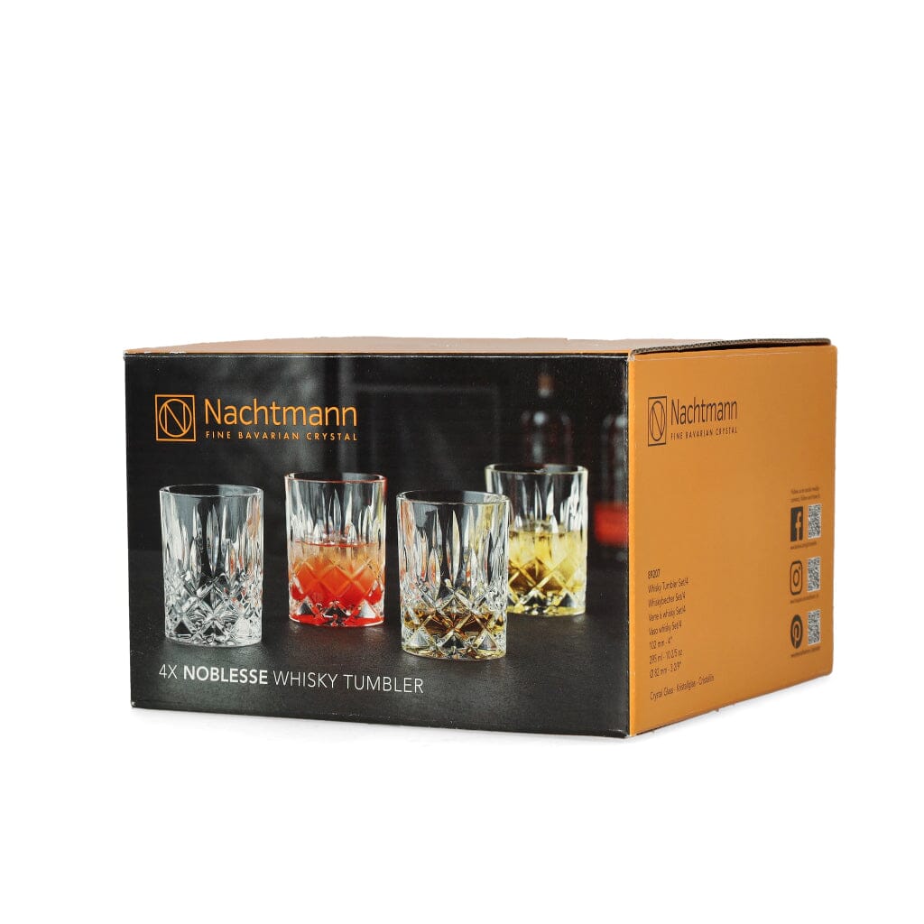 Nachtmann - Vaso de whisky Noblesse 295 ml, juego de 4 vasos de whisky Nachtmann 