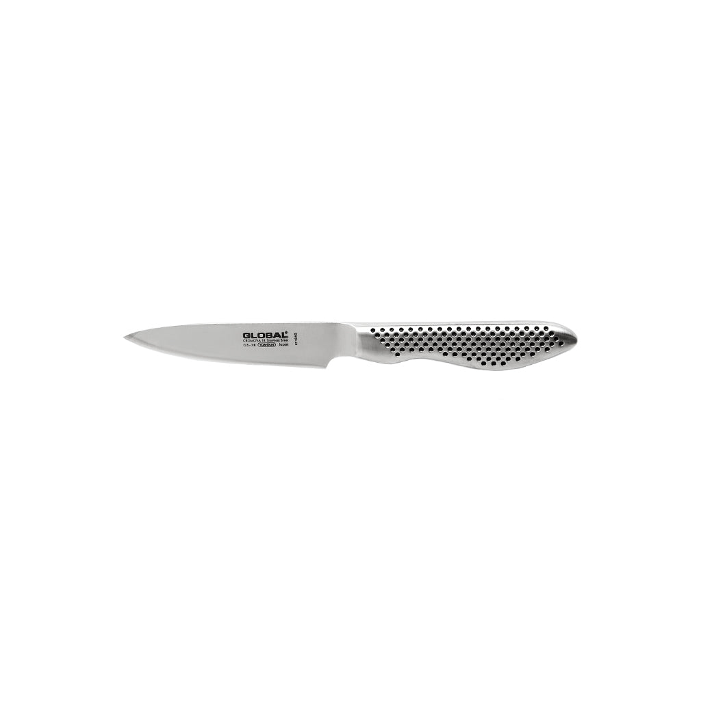 Global - G-46338 Cuchillo Santoku + Cuchillo para carne + Cuchillo mondador