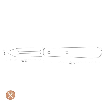 Opinel - Dunschiller N°115, Tangerine Opinel 