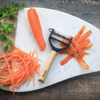 Opinel - Pelador, T-Duo Madera, azul, caja Opinel 