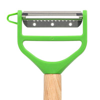 Opinel - Pelador, T-Duo Madera, verde, caja Opinel 