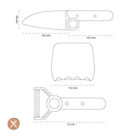 Opinel - Juego de cocina infantil, Opinel Le Petit Chef, 3 piezas Opinel 