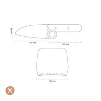 Opinel - Cuchillo Chef Infantil Le Petit Chef con Protector Dedos Opinel